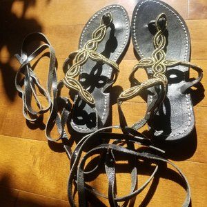 Laidback London Artisan Gladiator Sandals